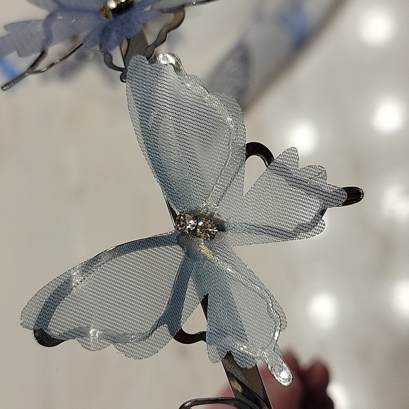 Butterfly hair tie and Headband Set - Picture 7 of 15